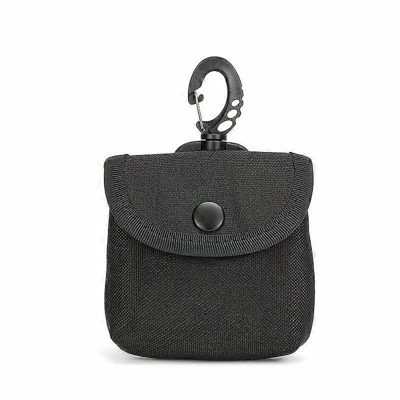 キーホルダー付き1pc耐久性のあるナイロンペットトリートポーチ - 犬用ポータブルトレーニングバッグ、カモフラージュ&ソリッドカラーデザイン、旅行や屋外での使用に最適