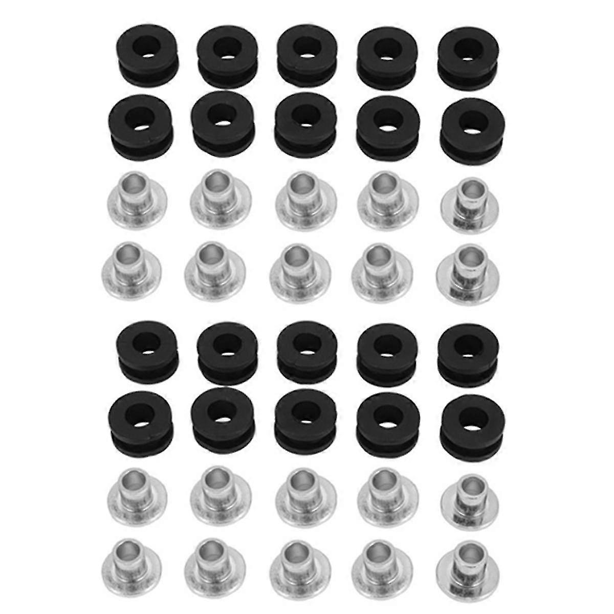 20Pcs Rubber Grommets for Motorcycle Fairings