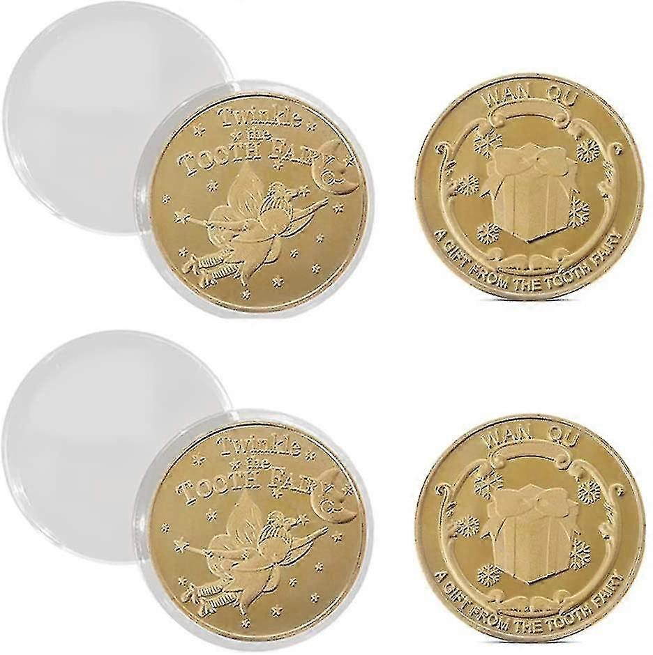 Tooth Fairy Coins Gold Milk Tooth Dwarfs Sweet Coin Coin Commemorative Coin