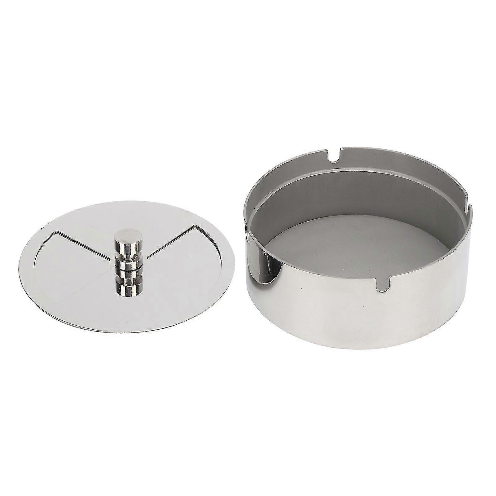 Outdoor Stainless Steel Windproof Rainproof Cigarette Tray for Home Table