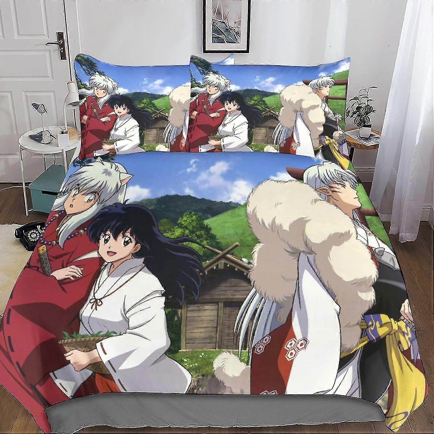 3D Duvet Cover Bedding Set for Boys and Girls, Ultra Soft Microfiber Quilt Cover with Zipper Closure, 3-Piece Set
