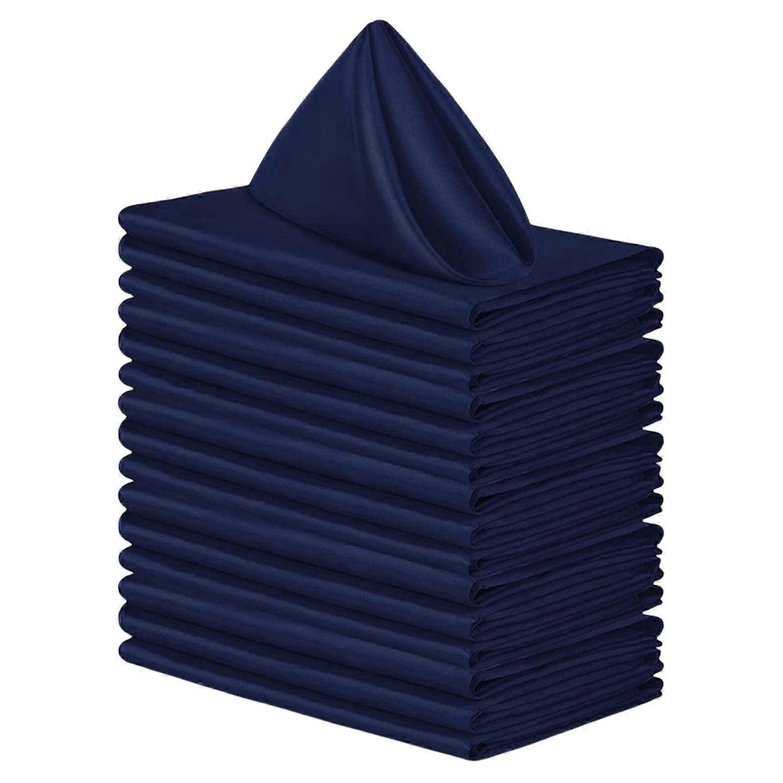 Satins Napkins Square Soft Table Napkins 10 Pcs For Wedding Party Kitchen Restaurant Satin Dinner Napkins