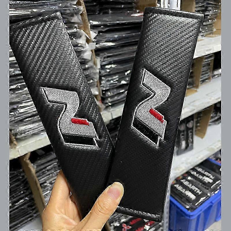 Car Carbon Fiber Seat Belt Cover for Suitable Brand Models Accessories