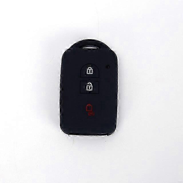 Key Cover Case FOB Set Holder for Nissan-Compatible Micra Xtrail Qashqai Juke Duke 3-Button Key Case Cover