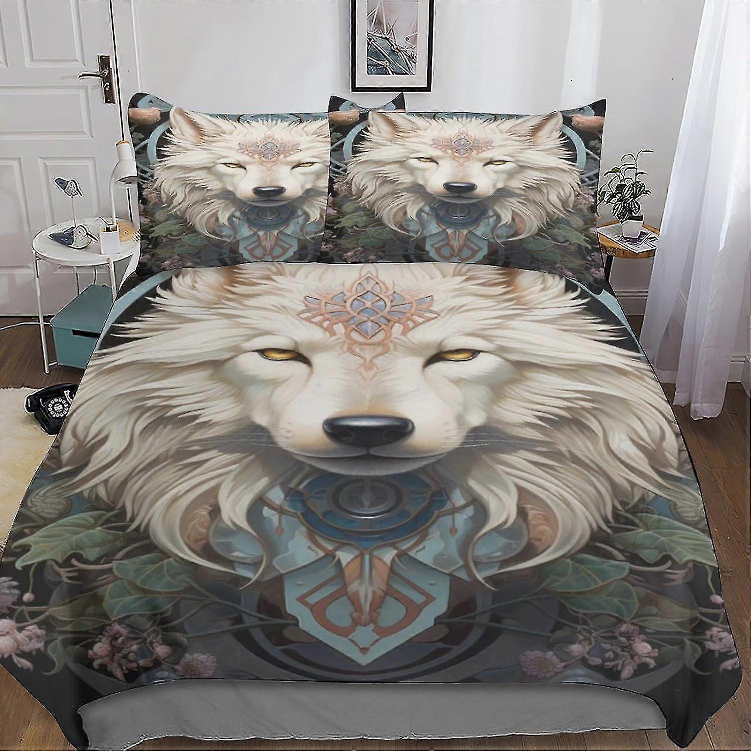 Colorful 3D Printed Duvet Cover Set with Hidden Zipper for Kids and Adults