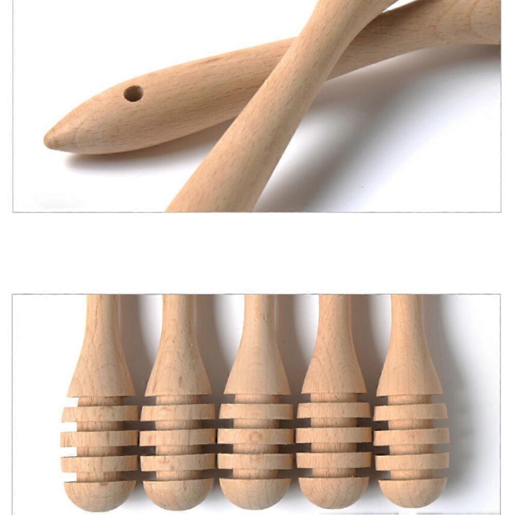 Wooden Honey Dipper Sticks, Natural Food Grade, for Honey, Maple Syrup, Molasses, Wedding Party Favors, Easy to Use and Clean