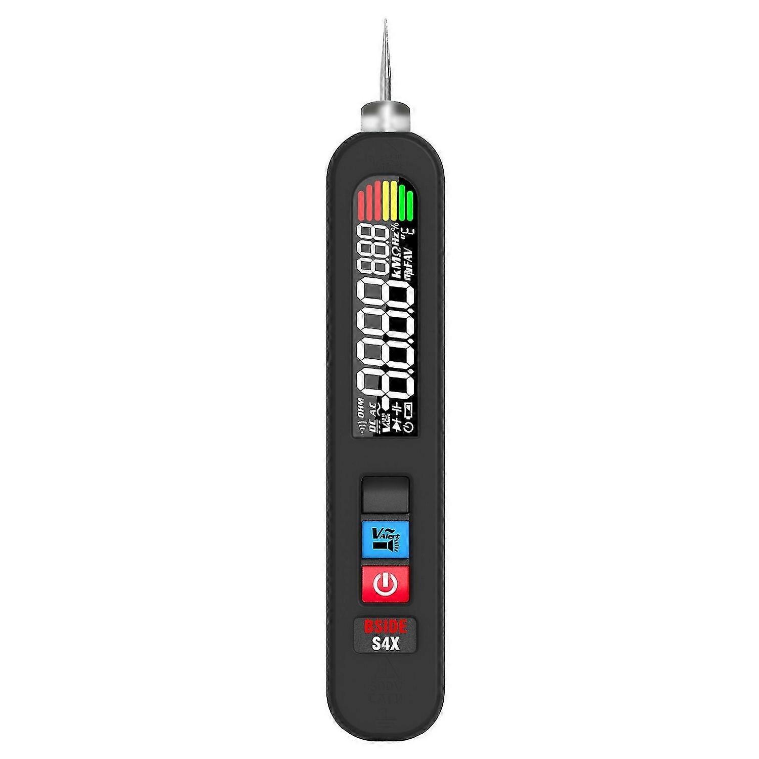 BSIDE S4X Digital 12-300V AC Voltage Tester Power Line Leakage Detector Electric Leakage Detect Pen EBTN Display Circuit Continuity Test Pen with NCV