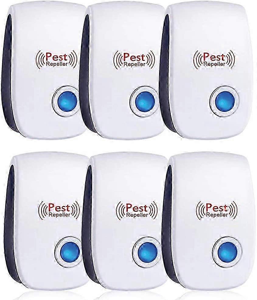 Ultrasonic Repellent Mouse Pack Of 6 And Rat Effective Against Flies Mosquitoes