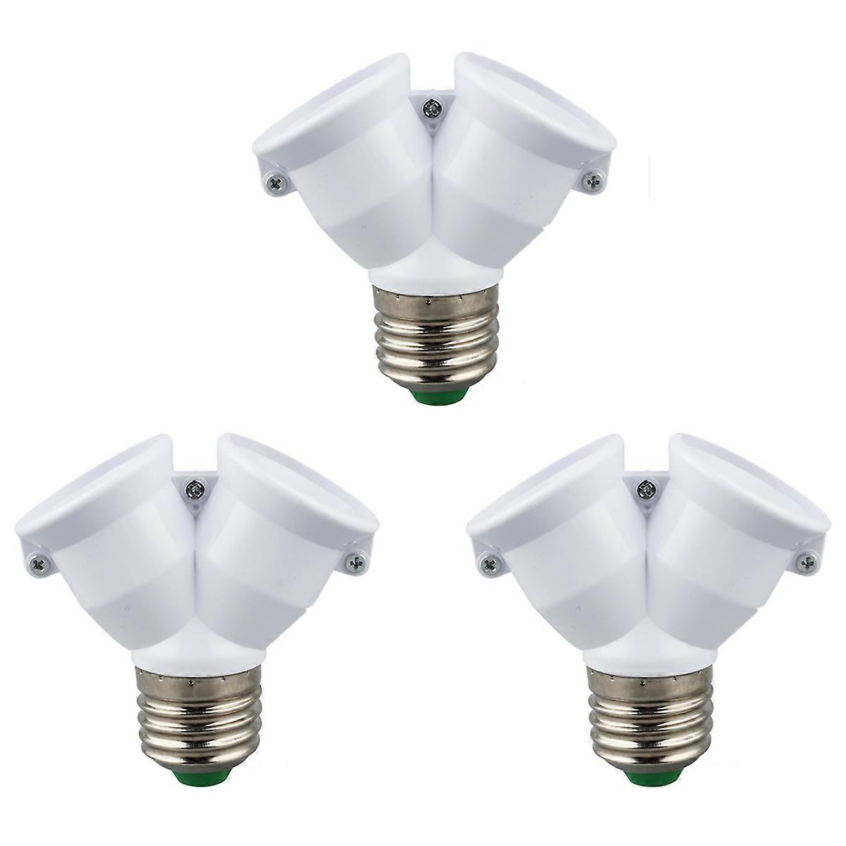 E27 to E27 Light Lamp Bulb Socket 2 Splitter Converter