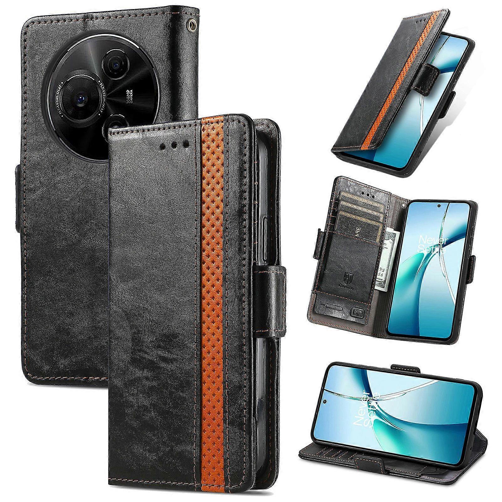 Compatible With TCL 60 NxtPaper 4G Wallet Case, PU Leather Flip Case with Card Holders RFID Blocking Kickstand Phone Cover