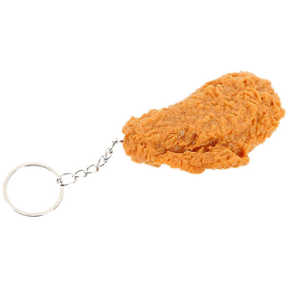 Cute Key Chain Imitation Food Pendant Keychain Bag Accessory For Kids And Women Durable Texture 8x4x2.8cm 1Pcs