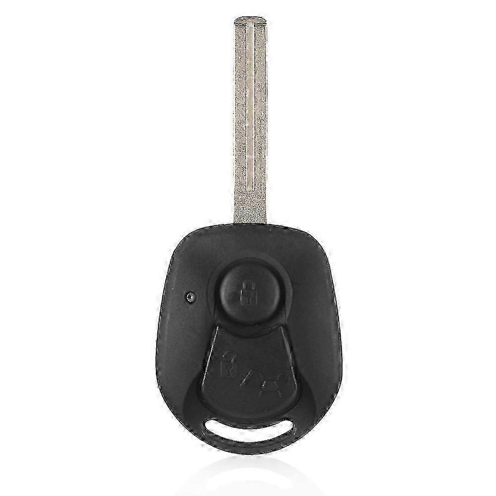 2 BUTTON REMOTE KEY SHELL FOR A CERTAIN BRAND UNCUT BLADE KEY FOB COVER CASE REPLACEMENT