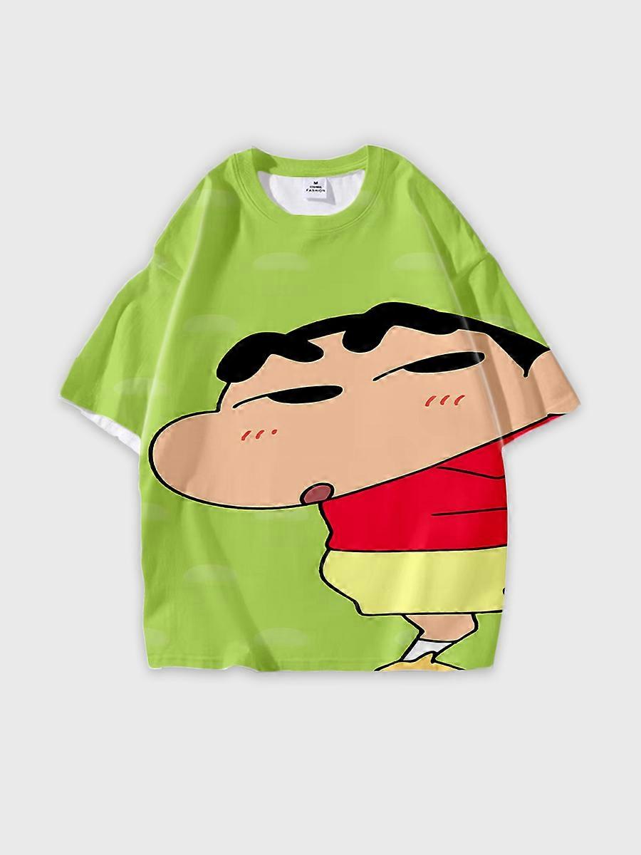 T-shirt round neck Pattern loose short sleeve JW253