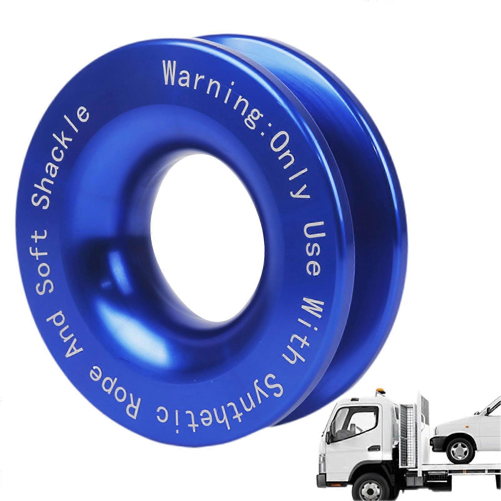 Cable Winch Snatch Block – 41,000 Lbs Capacity OffRoad Recovery Pulley (Blue)