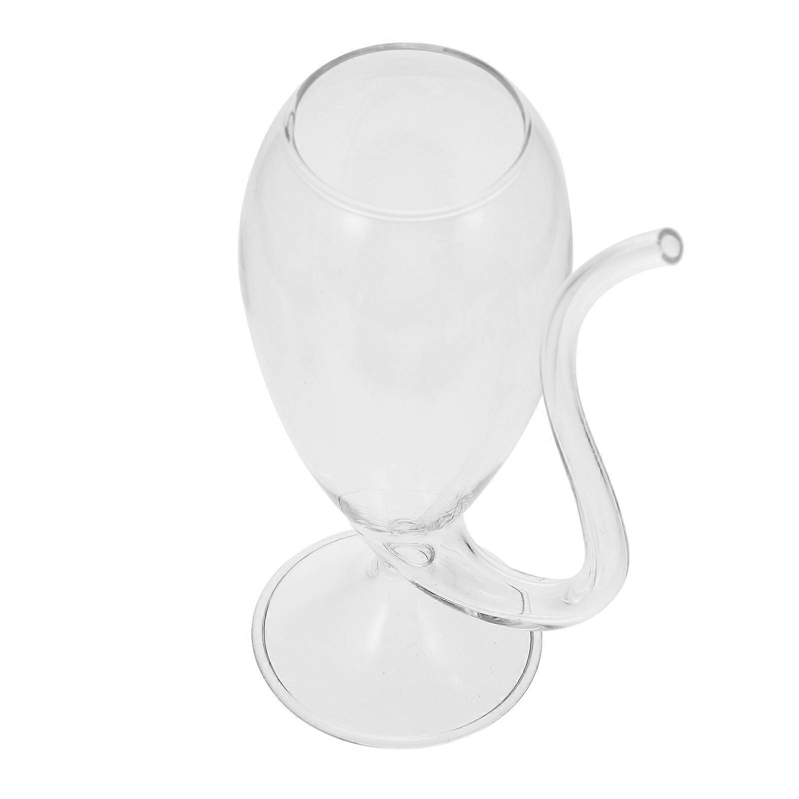 Creative Cocktail Glass with Straw – Elegant Whiskey, Wine & Juice Goblet for Parties & Home – Comfortable Design & Decorative Style