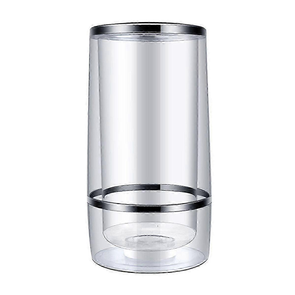Clear Plastic Ice Bucket for Cooling Beverages and Beer