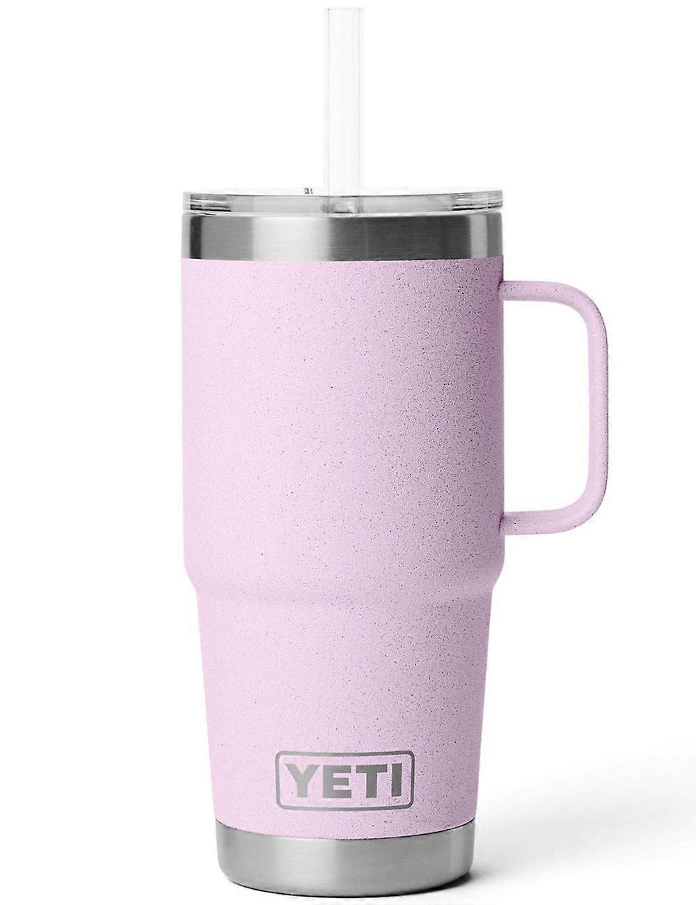 YETI Rambler 25oz (739ml) Mug W/ Staw Lid - Cherry Blossom