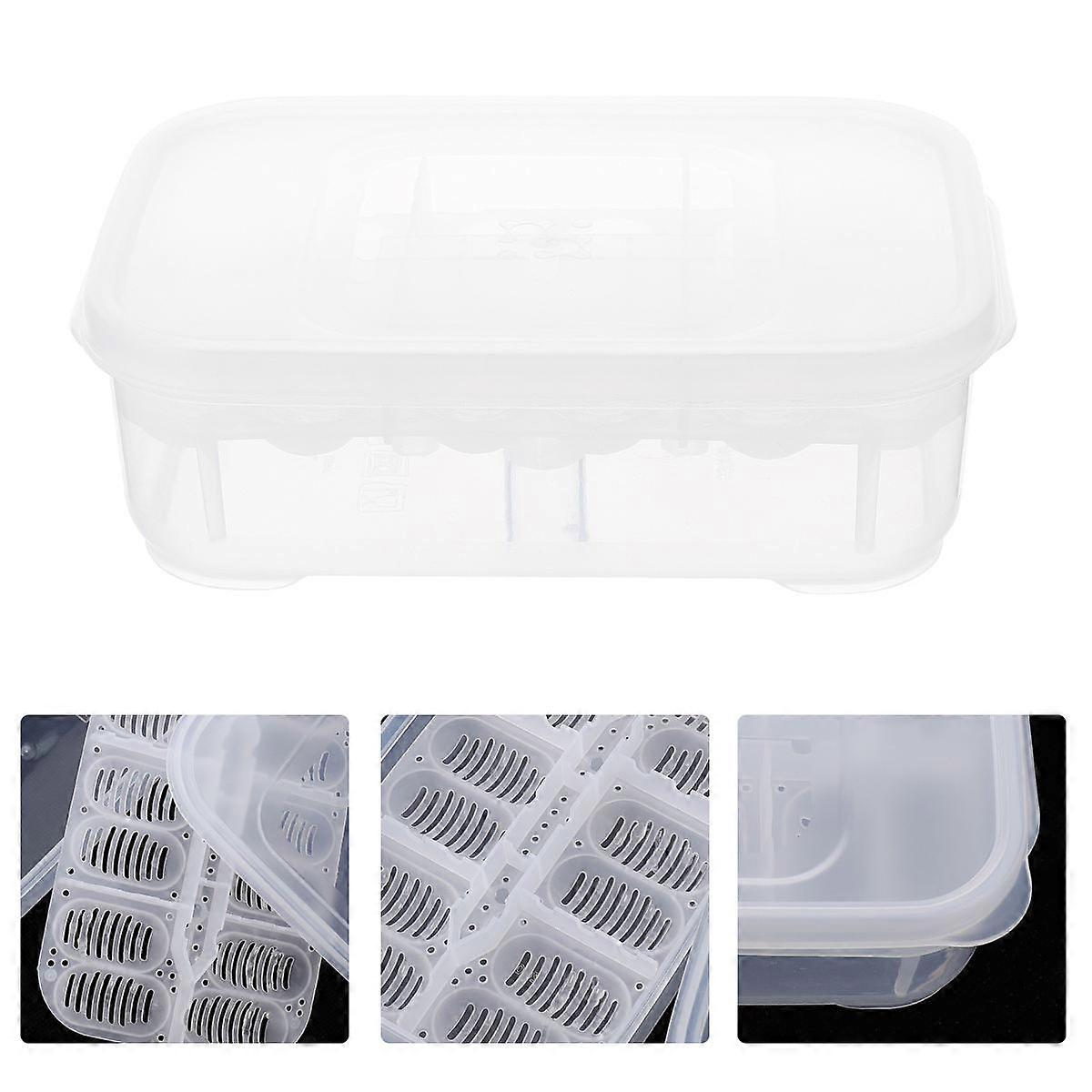 Plastic Reptile Carrier Snakes Eggs Incubator Disassemblable And Repeat Use 1Set