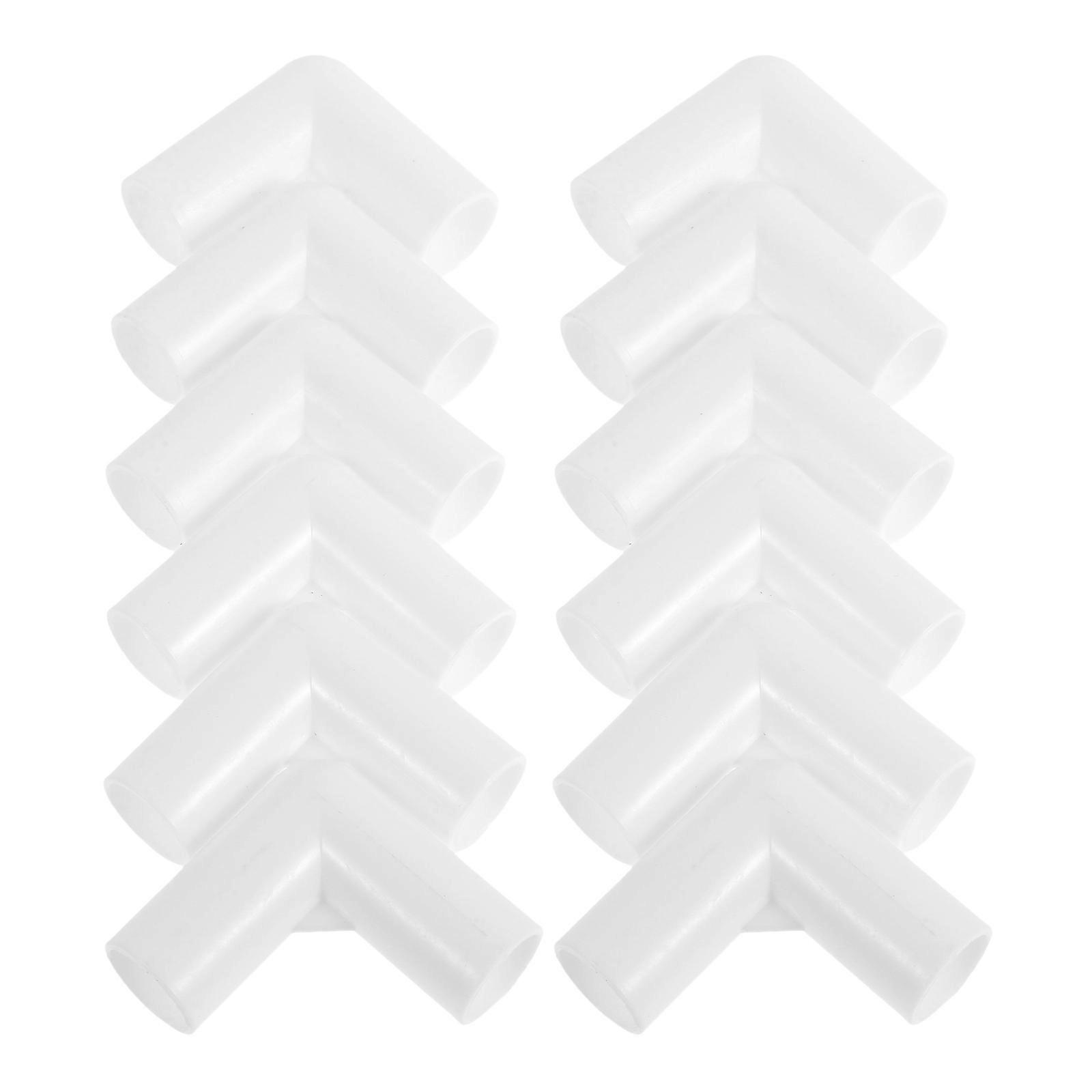 20pcs Lightweight Plastic Right Angle Elbow Connectors for Tent Poles – Durable Outdoor Pole Adapters for Easy Assembly & Reliable Camping Setup