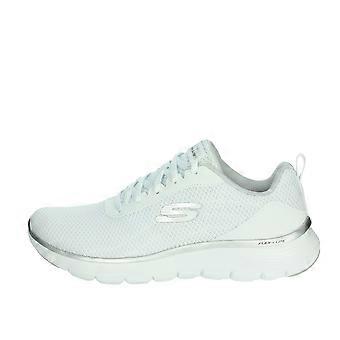 Wit/zilver 150206 lage sneakers