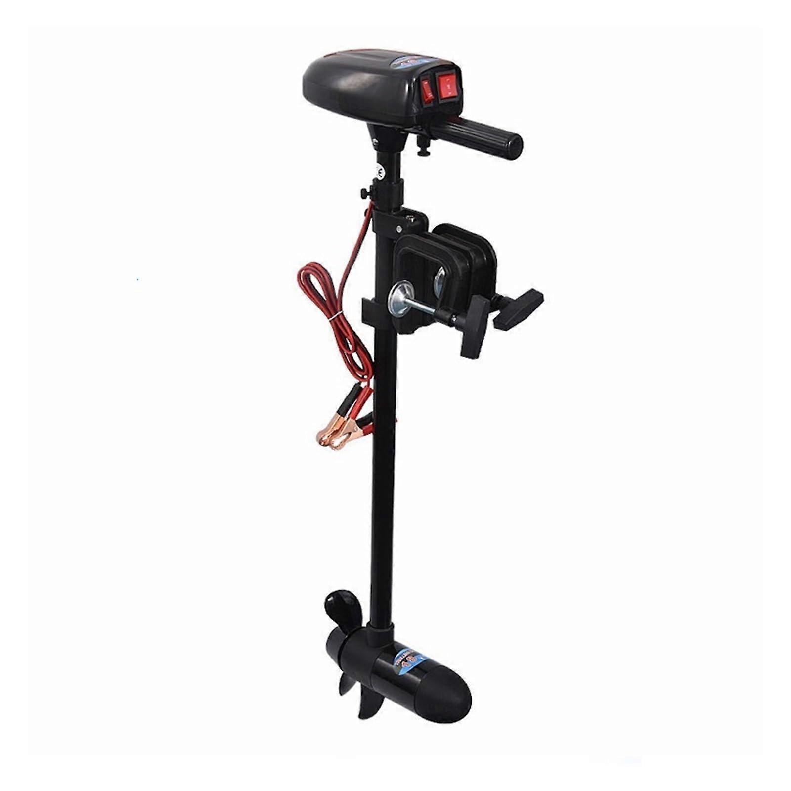 Electric Motor Boat 18 lb Trolling Motor, Multi-Speed Brushed Motor with Propeller for Inflatable Kayaks and Boats