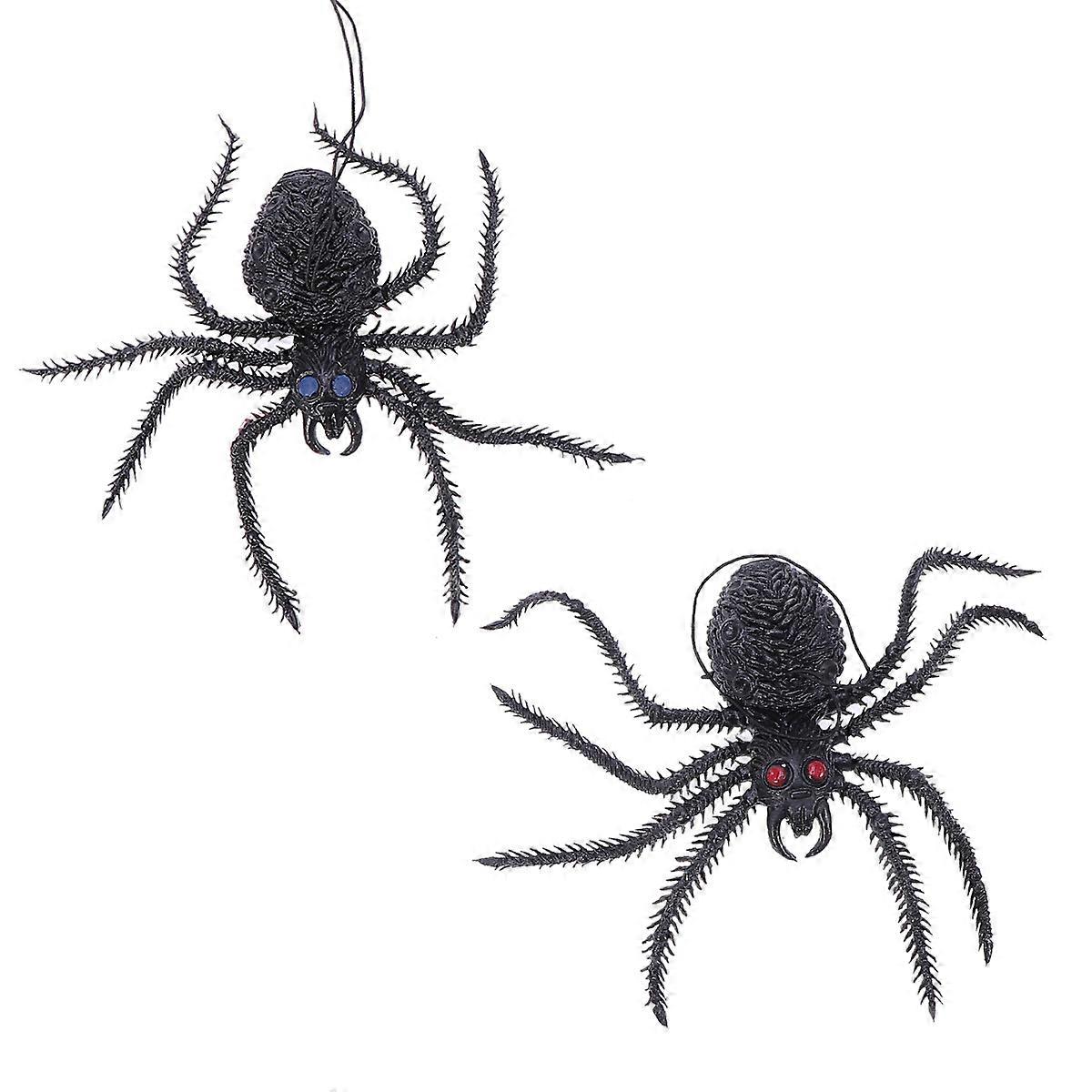 Halloween Theme Party Decoration with Fake Insects Scare Prop for Haunted House for April Fool's Day 2Pcs