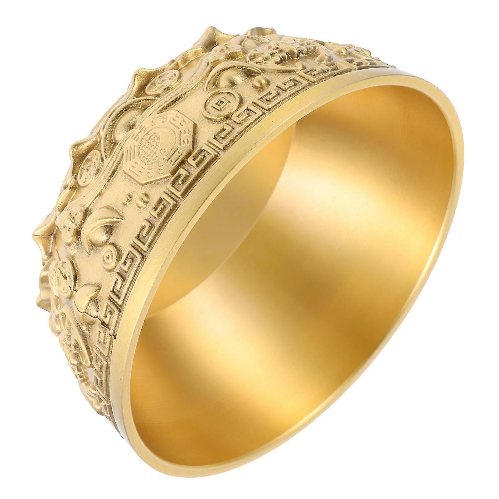 النحاس الكنز السلطانية خمر تصميم هندسي حوض الحظ لتزيين الطاولة للمنزل والمكتب