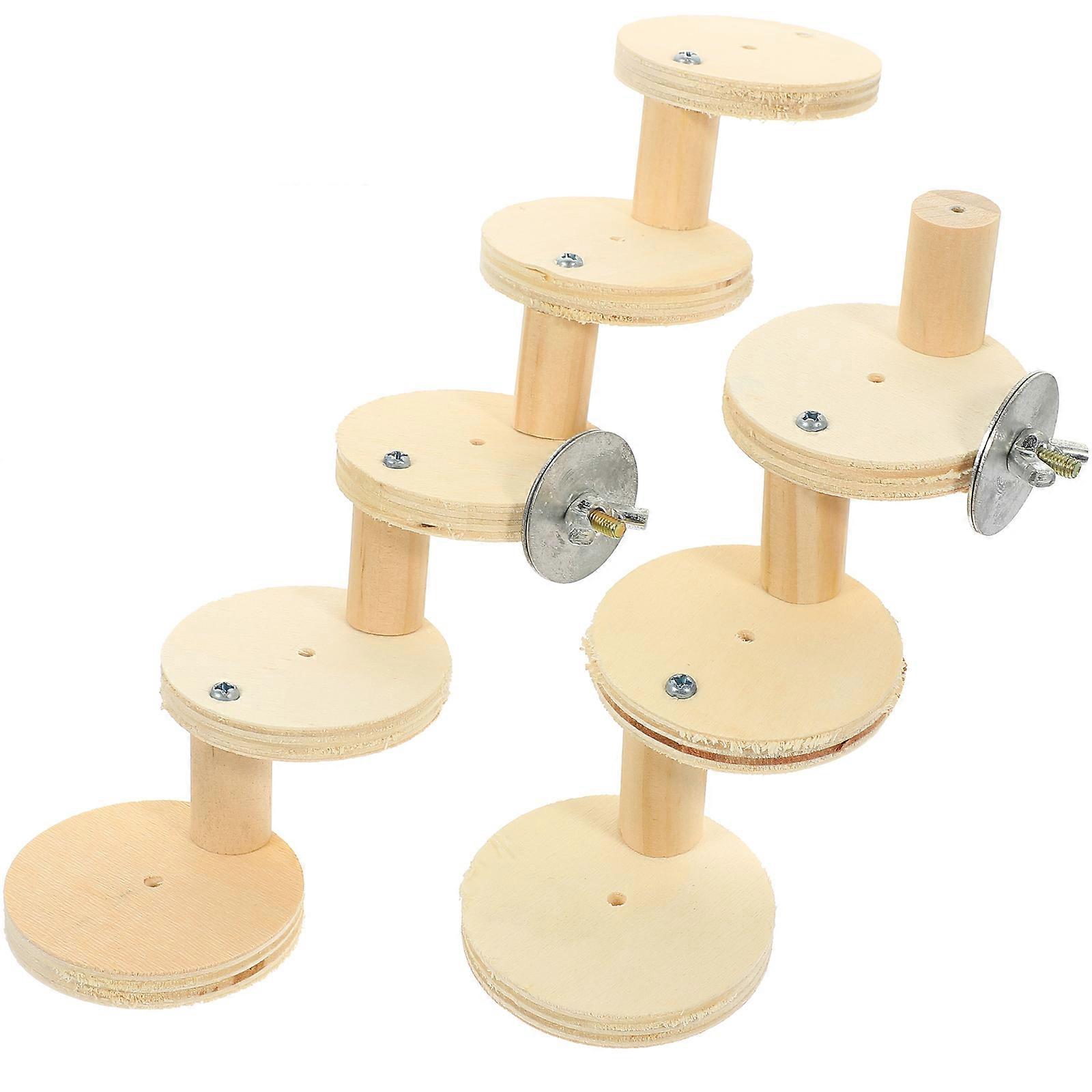 Hamster Activity Toy Featuring A Climbing Ladder Ideal For Pet Hamsters With Durable Wood Construction 1Pcs