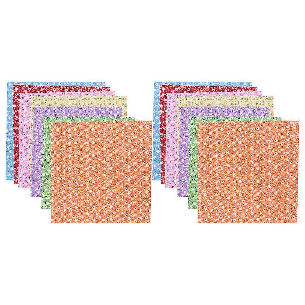 14pcs Cotton Fabric Squares for DIY Sewing Projects