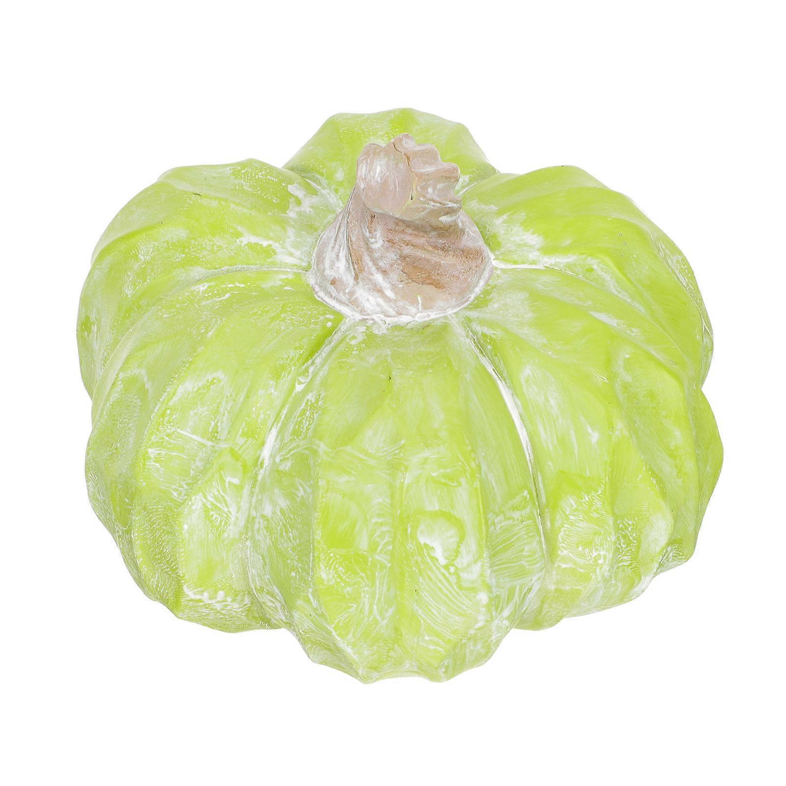Ceramic Pumpkin Adornment Set for Thanksgiving Party 1 Piece Simulation Model