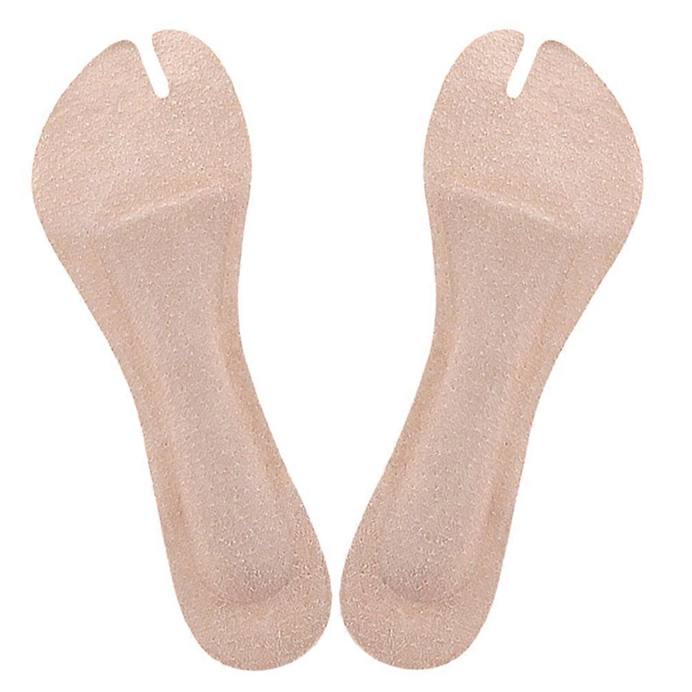 1 Pair Comfortable Self Adhesive Sandals Insoles Artificial Foot Pads Shockproof Anti Slip Cushion Inserts