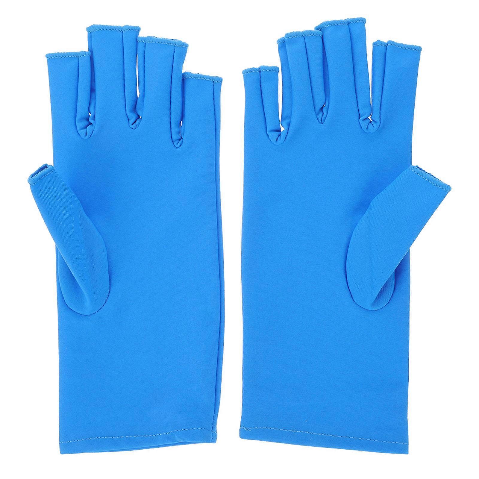 Anti-UV Fingerless Gloves, Perfect for Nail Art Procedures, Preserve Hand Skin Quality