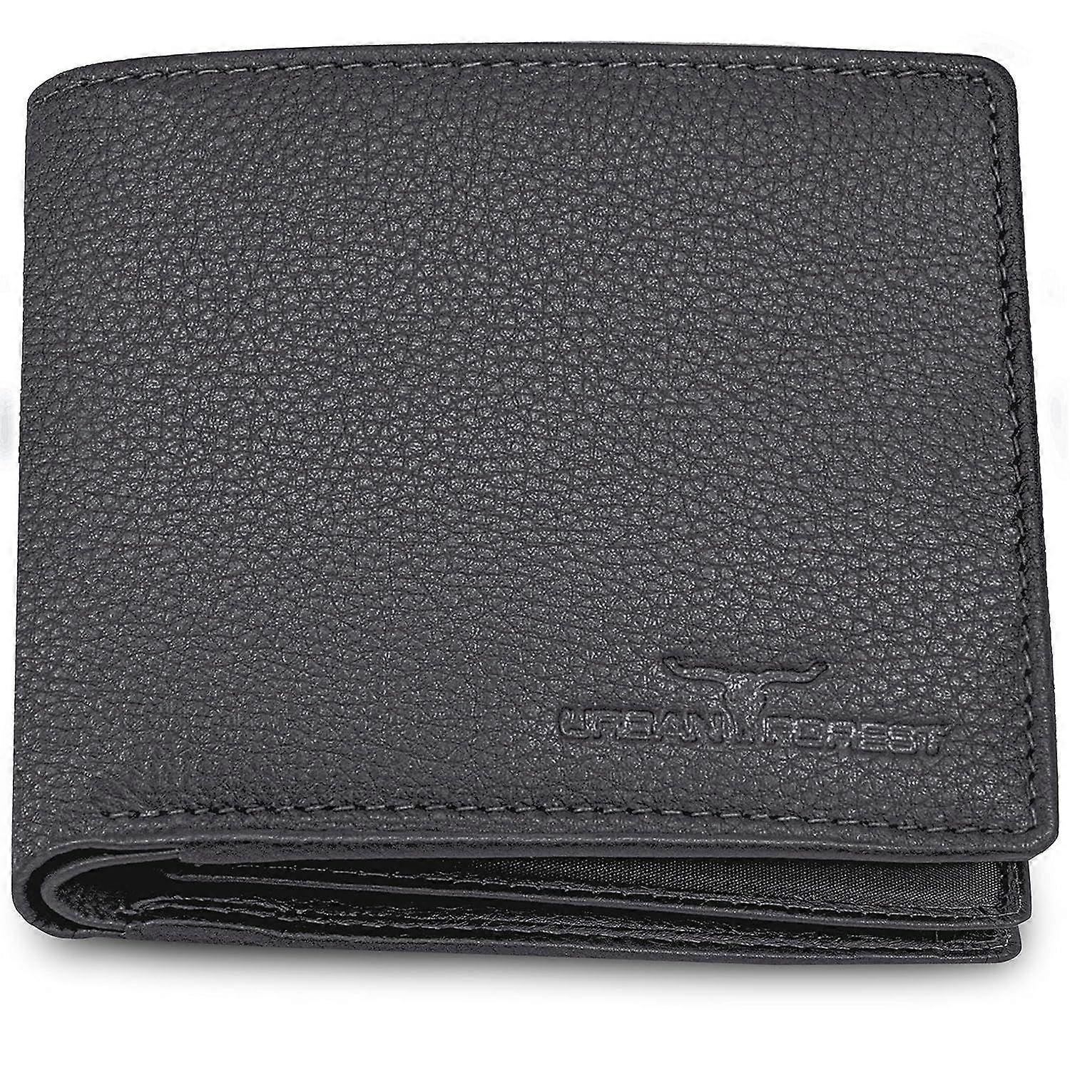 Carl Grey Mens Leather Wallet for Men