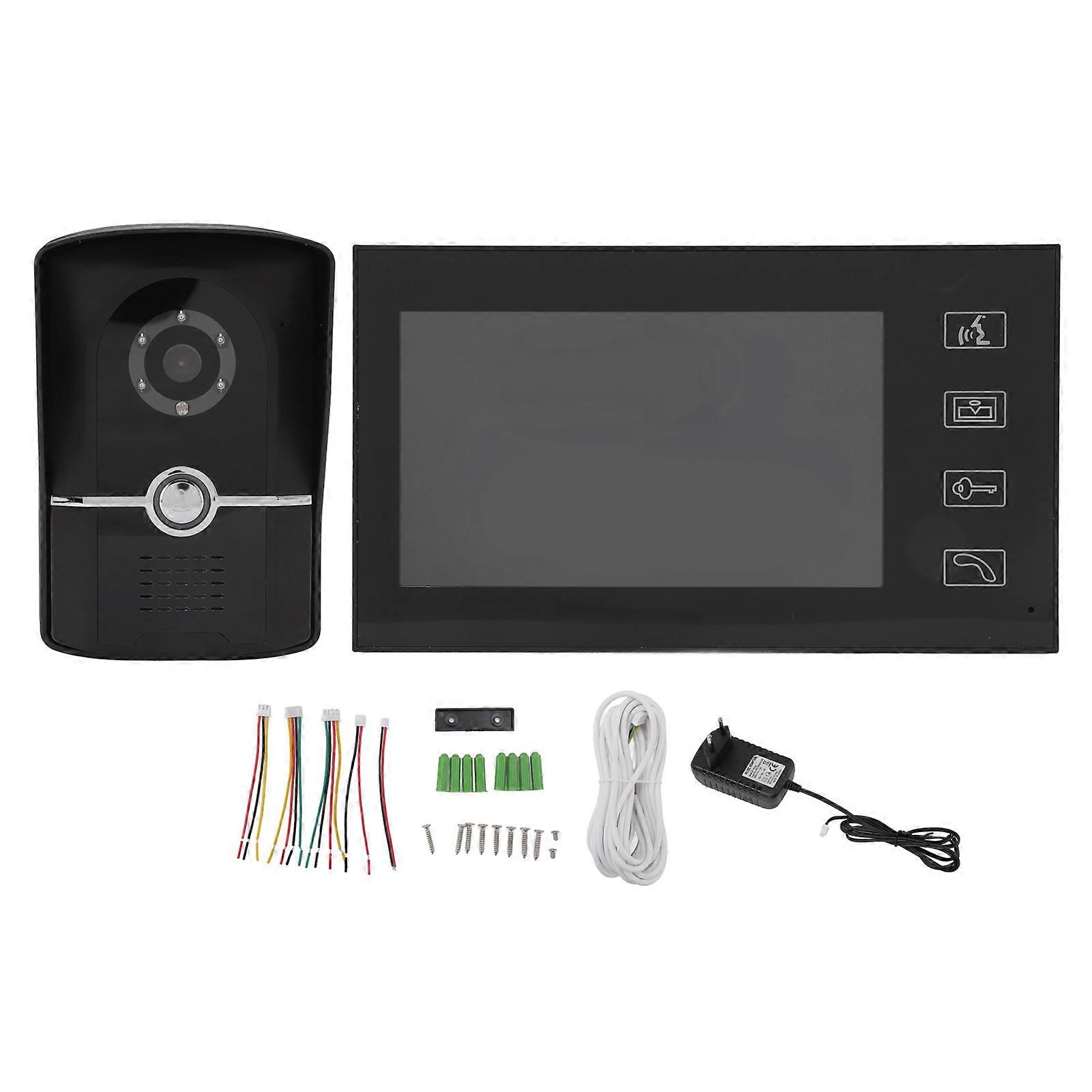 LCD Video Doorbell with Night Vision for Secure Homes