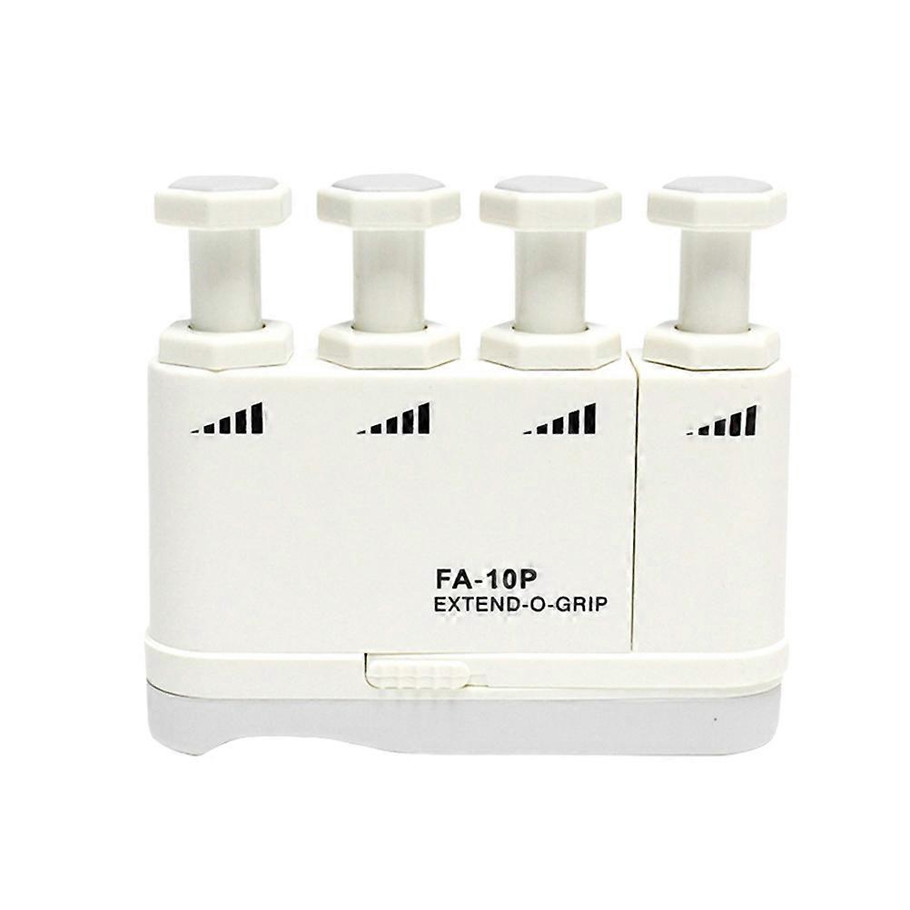 Portable Finger Trainer for Music Practicing Enhances Strength and Independence White Plastic Fits All Instruments