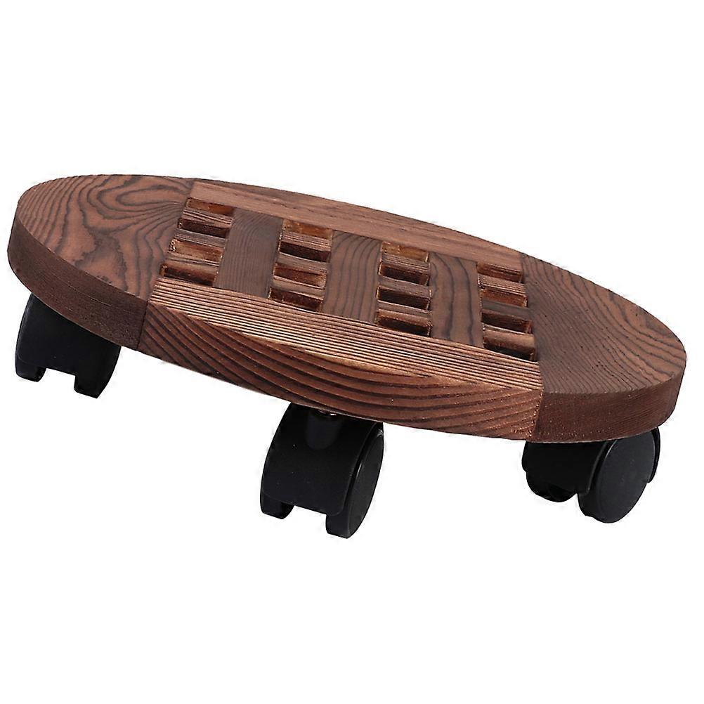Flower Pot Mover Round Base Tray For Garden Balcony 30cm Diameter Plant Moving 1Pack