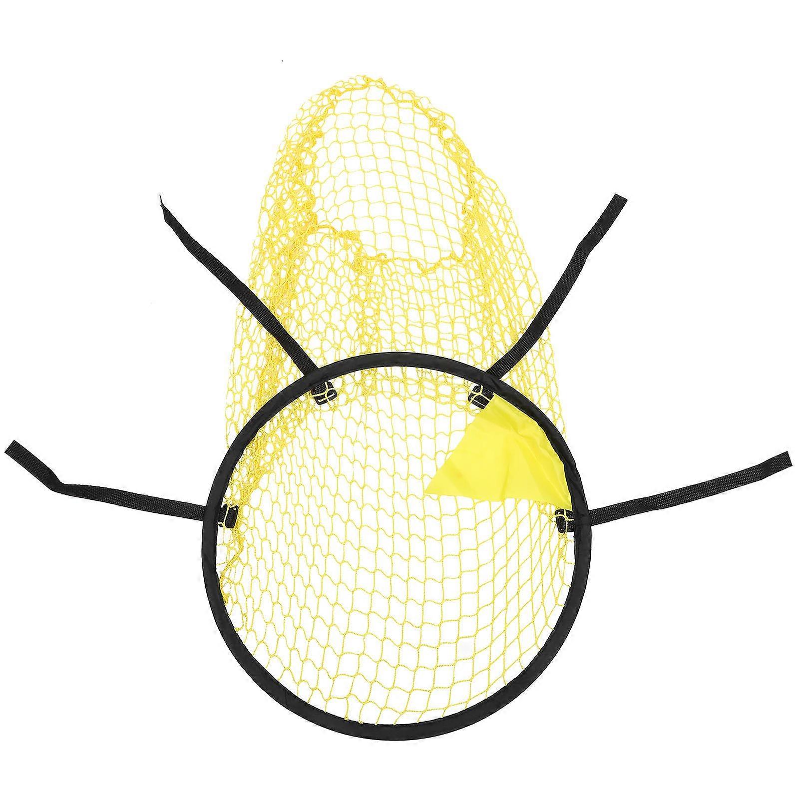 Football Practice Net For Backyard Use Football Training Equipment Yellow 1Set Suitable For Football Lovers Indoor And Outdoor Training