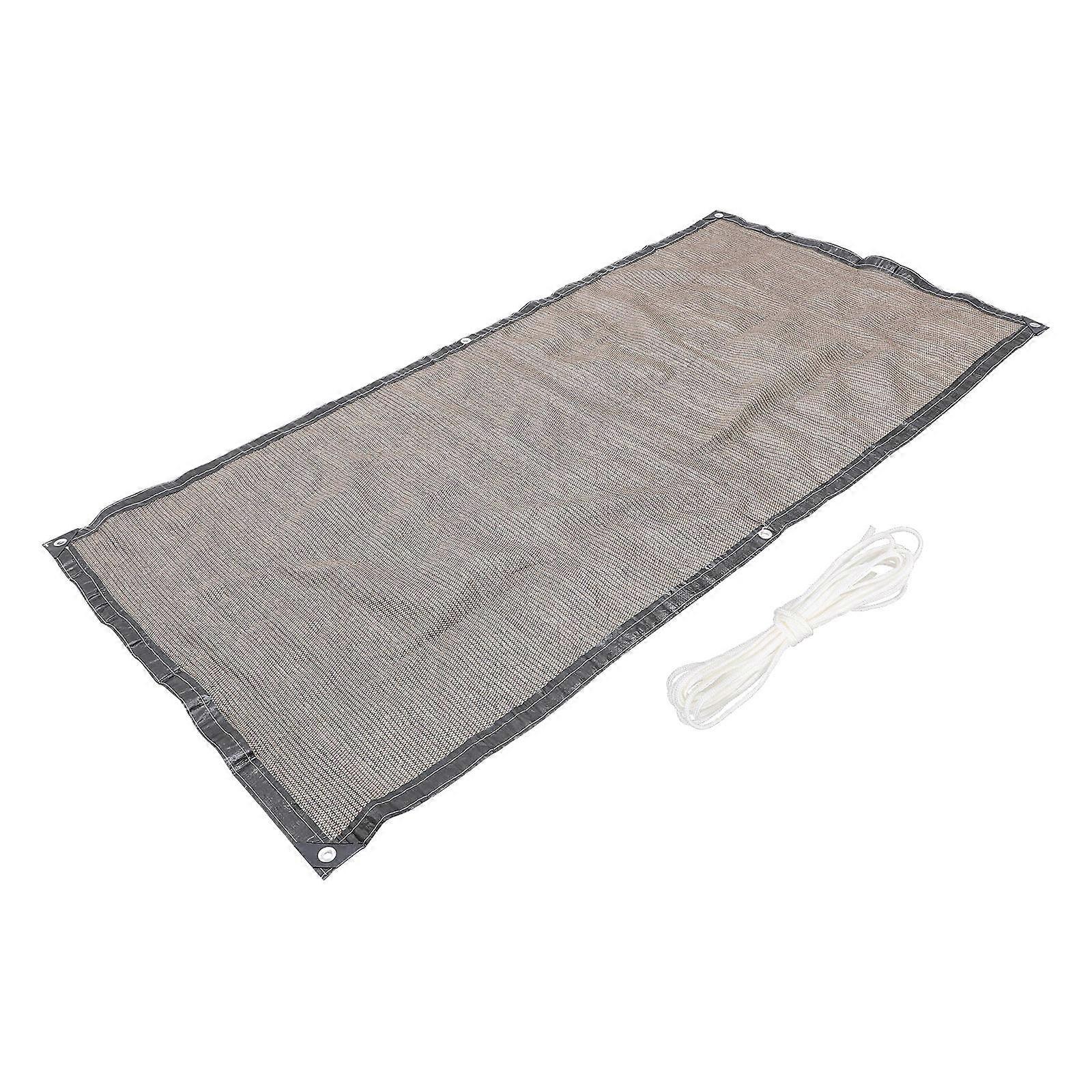 Mesh Sunshade Cloth For Yard Garden Balcony Coffee Color 78.60x39.30in 1 Set Air Circulation Improvement
