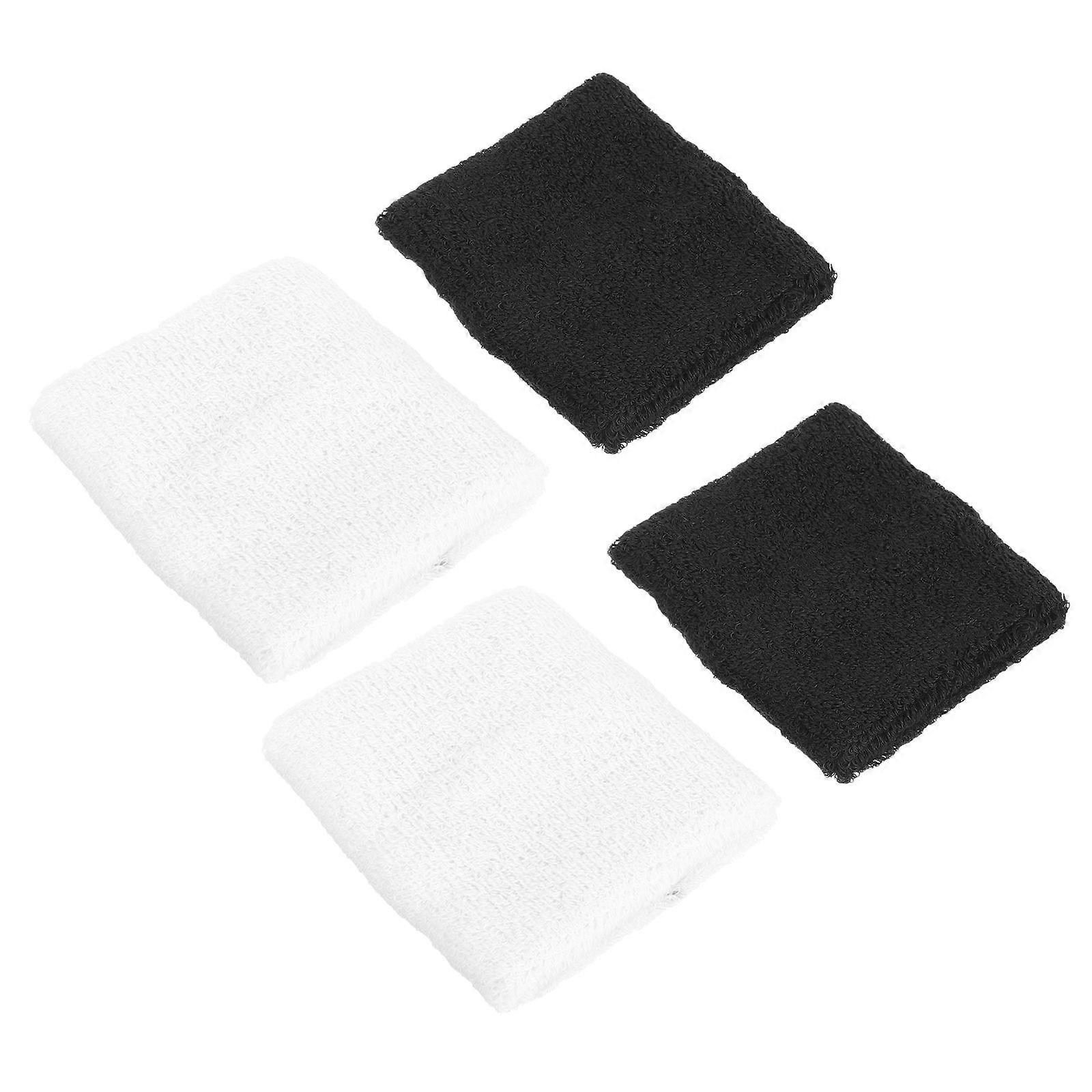 Breathable Towel Wrist Guard For Sport 4Pcs Sweat Absorbing Towel Wrist Protector Men Women 8X7.5cm Assorted Color Lightweight Design