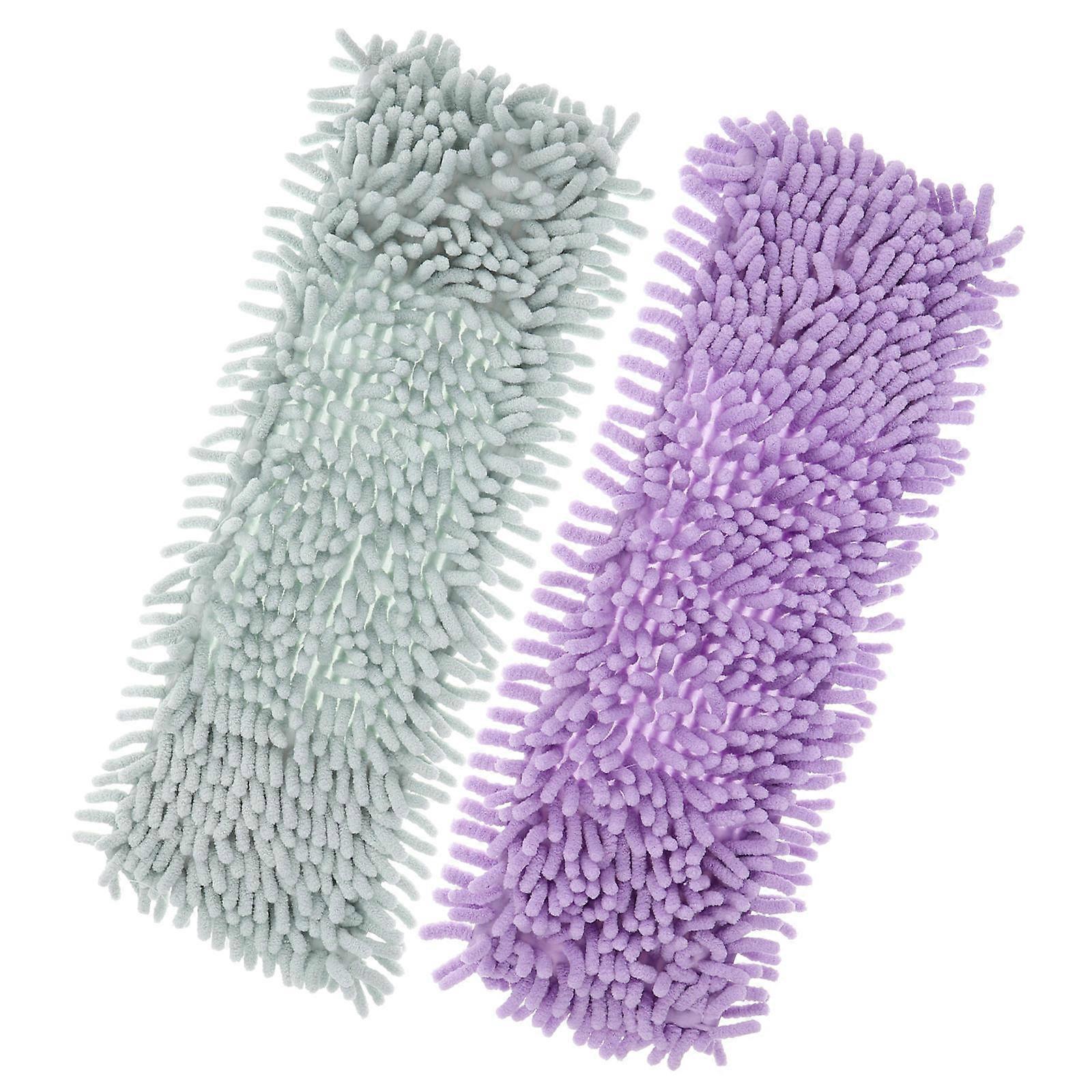 Mop Cloth Replacement Pads 2Pcs Ideal For Home Use Practical Stain Removal Multi Color Easy Installation