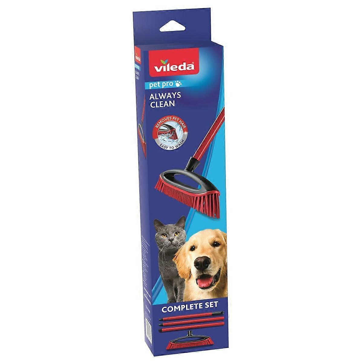 Multifunction Rubber Broom Vileda Always Clean Pet Pro Rubber 130 cm