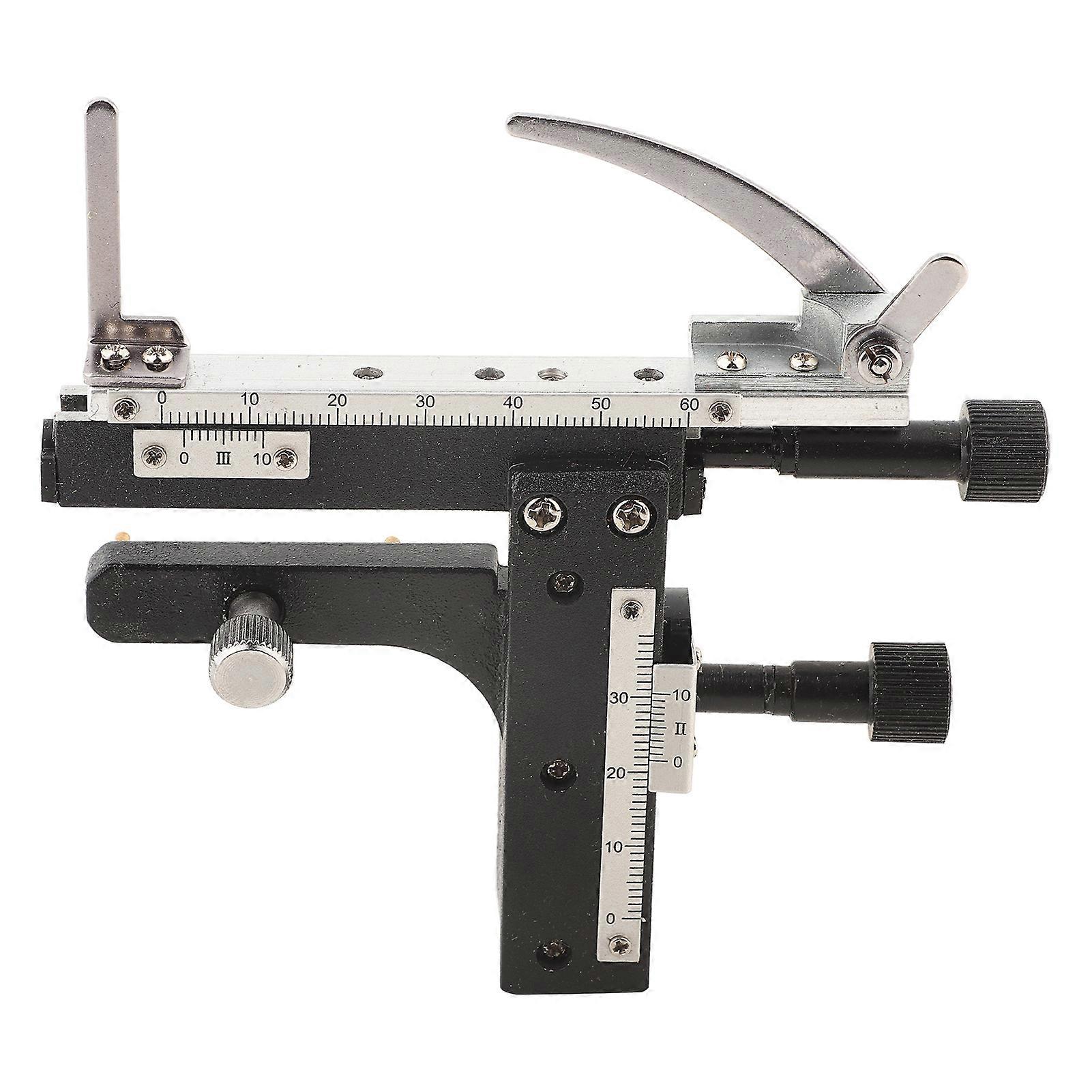 Microscope Attachable Mechanical Stage X-Y Moveable Stage Caliper With Scale