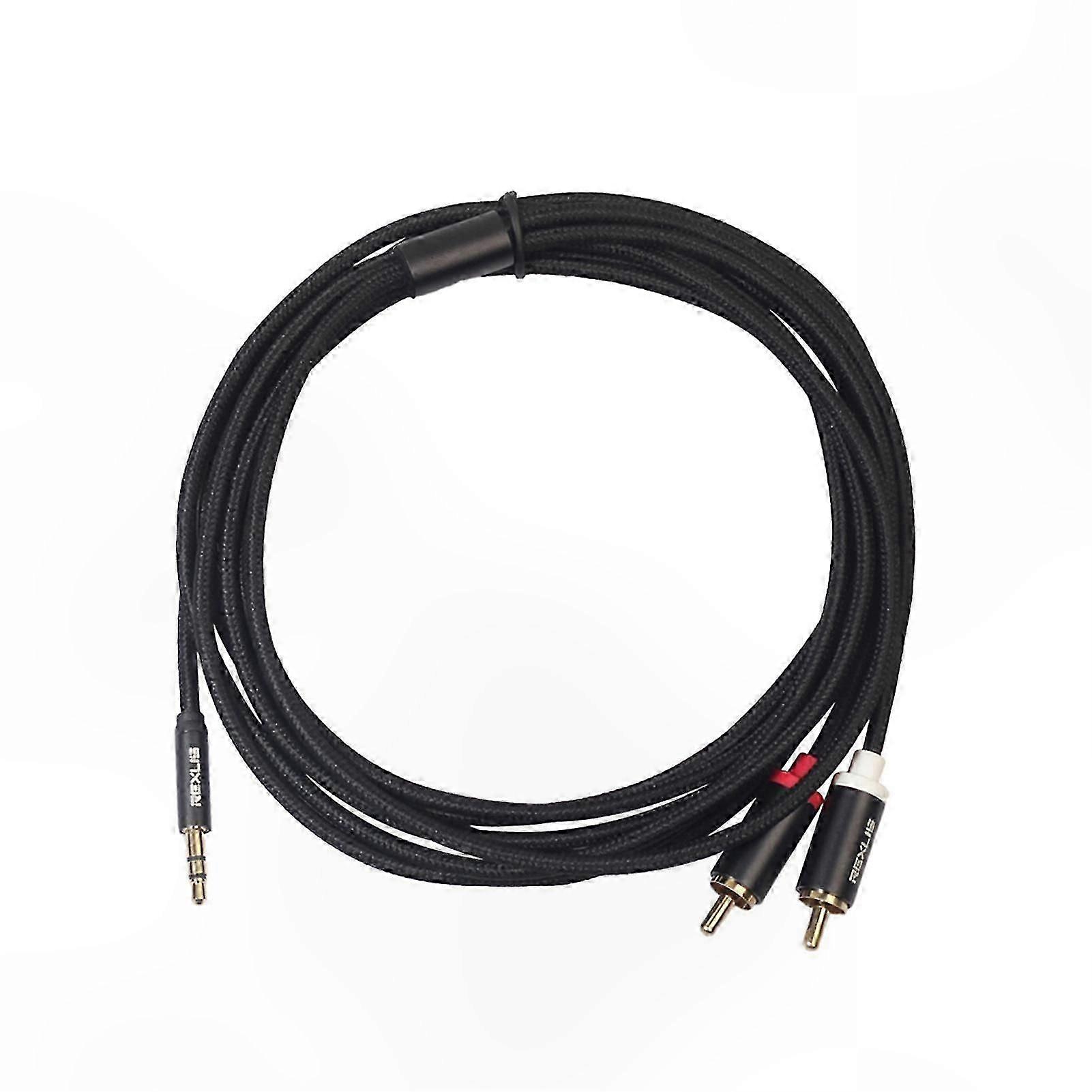 3.5mm to 2RCA Stereo Audio Cable for Speaker Connection