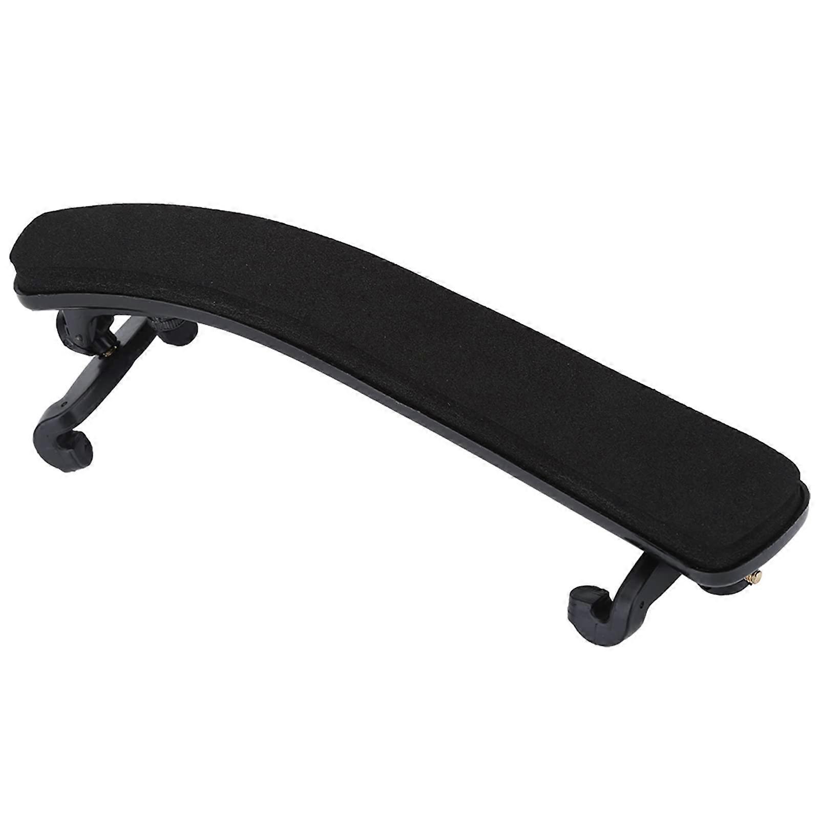 Adjustable Comfortable Rubber Violin Shoulder Rest Holder for 3/4 4/4 Violin Black, Easy Installation and Removal