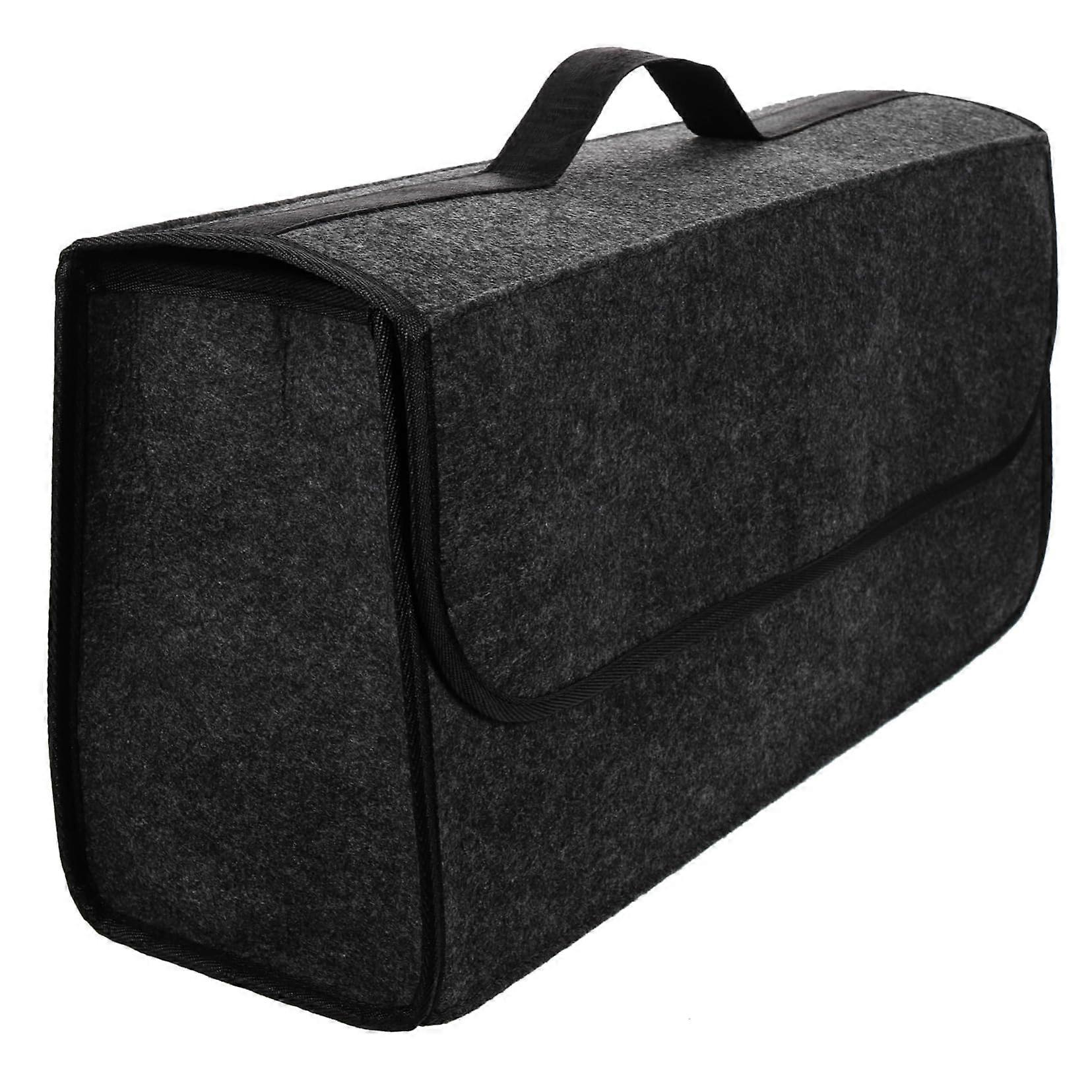 Cute Multifunctional Car Storage Bag Foldable Trunk Organizer With Handle Car Interior Organizer