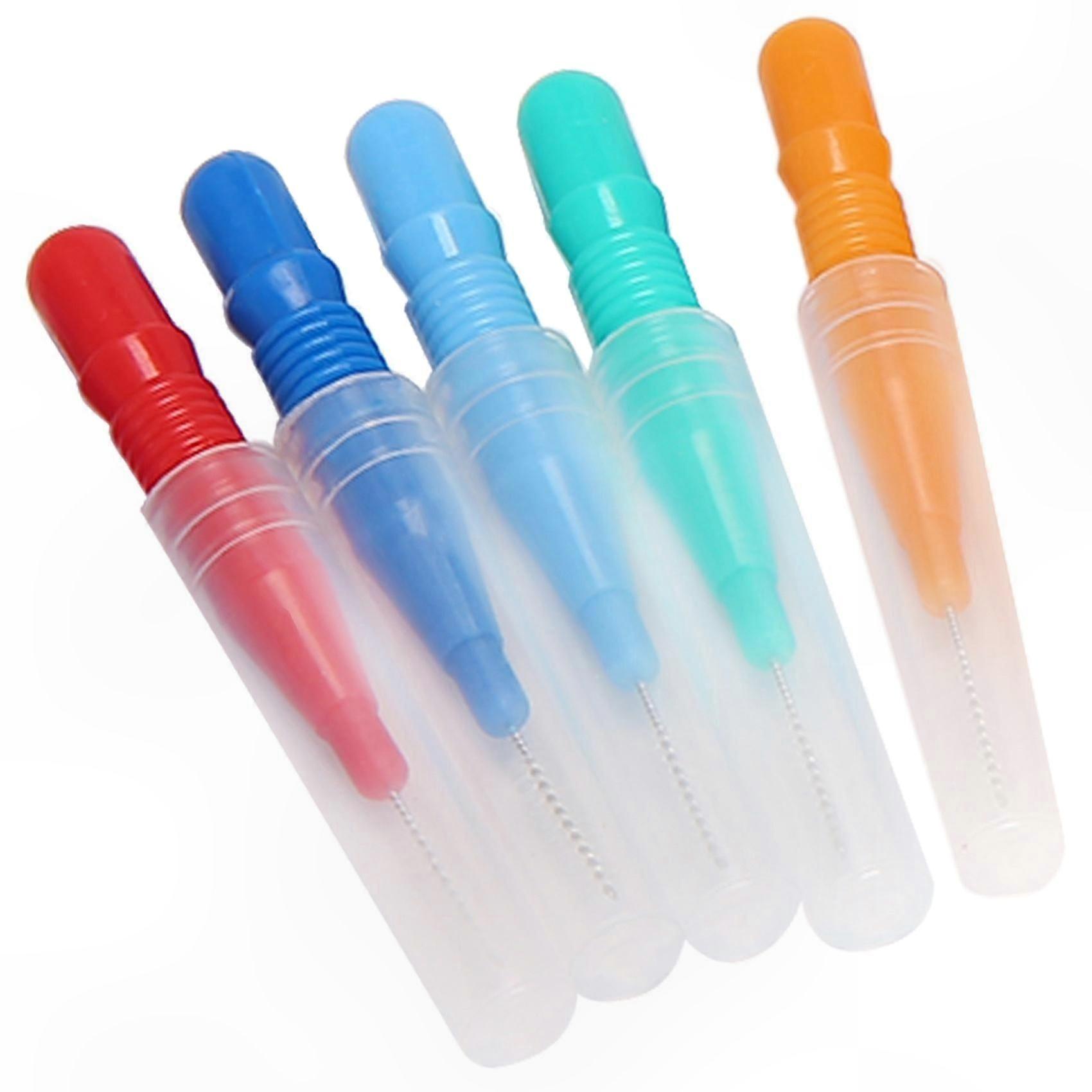 Soft Interdental Brushes for Teeth Cleaning, 100Pcs Dental Picks Refills