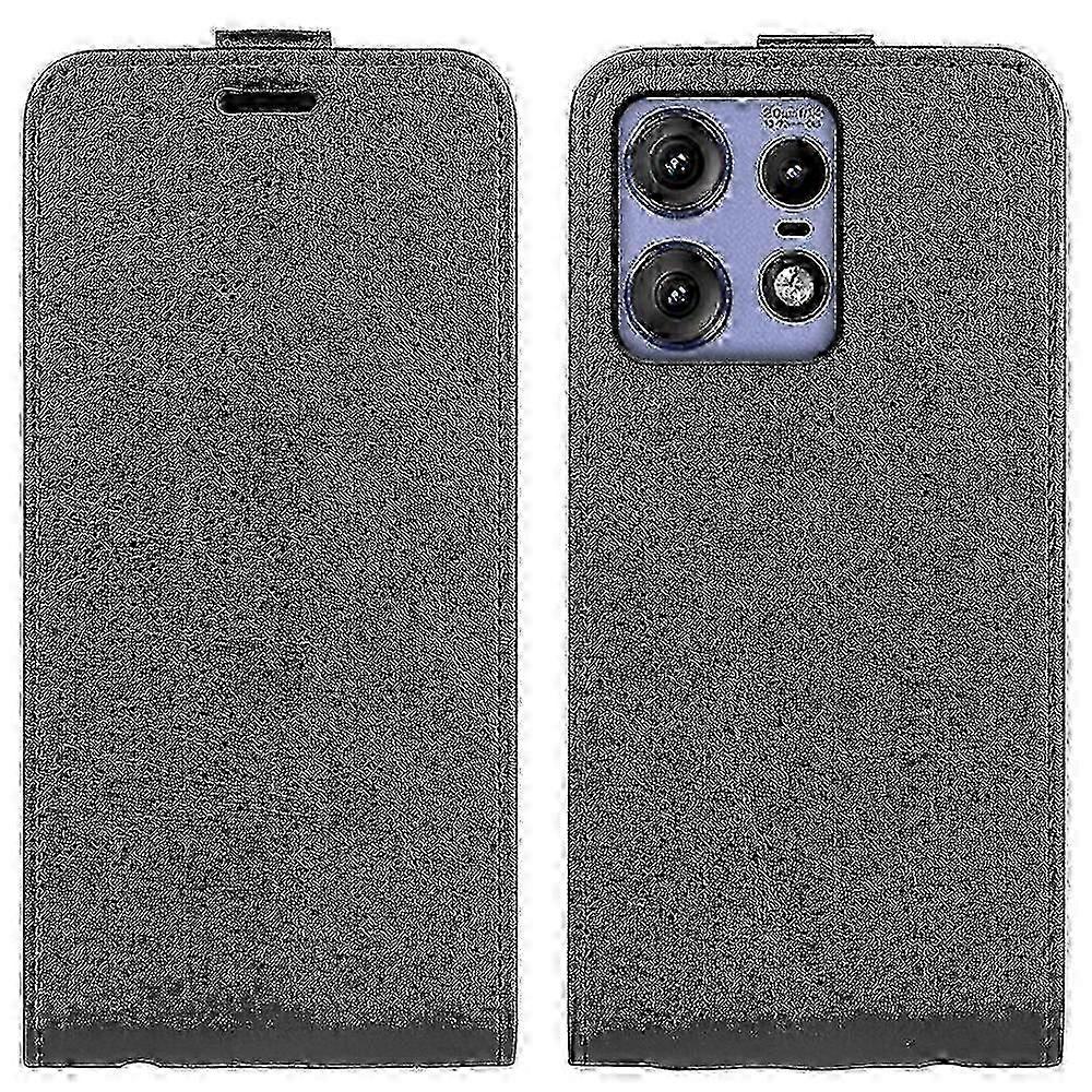 Textured Vertical Flip Leather Phone Case designed for the R64.