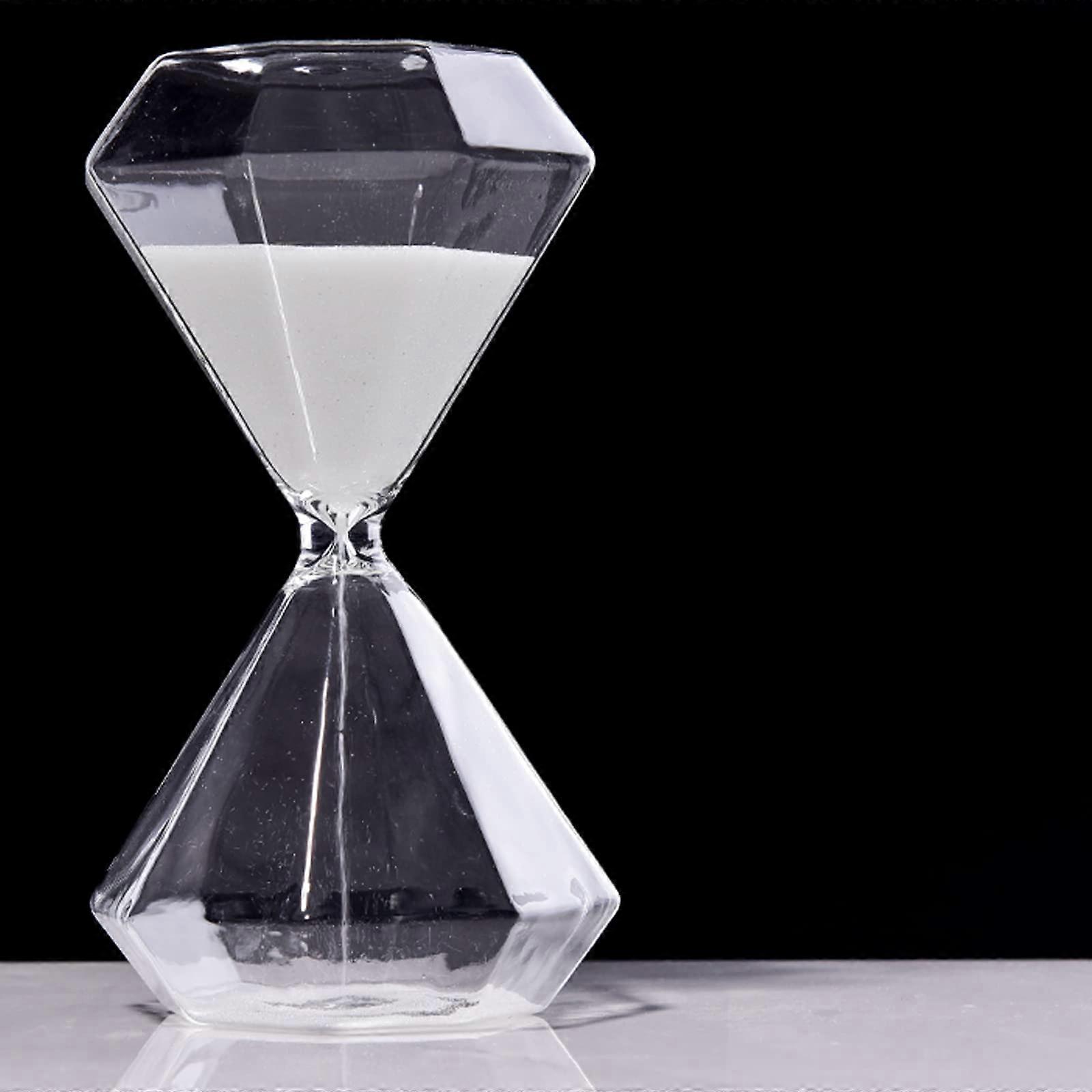 Hourglass Timer Diamond-Pattern Sand Timer 5/15/30 Minute Portable Toothbrush Timer For Kids Office Classroom Kitchen