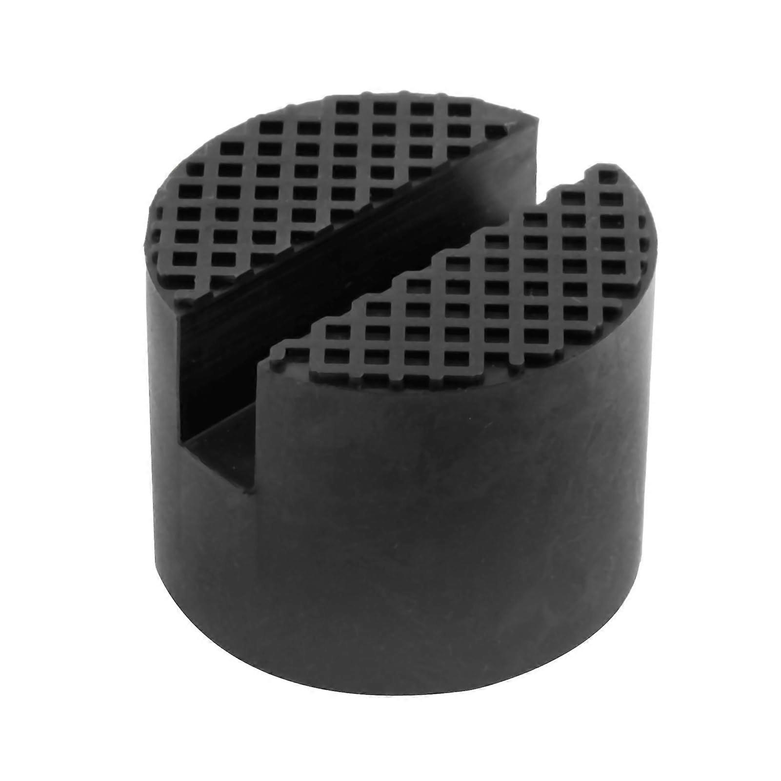 Universal Rubber Pad for Car Jack, Heavy-Duty Trolley Jack Pad with Grooves, Axle Stand Rubber Block for Vehicle Compatibility