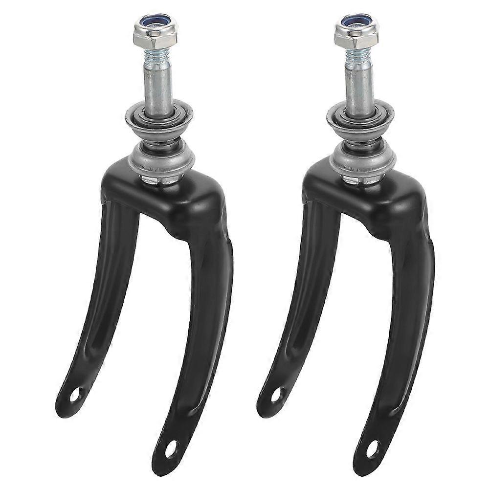 2Pcs Metal Wheelchair Bracket Wheelchair Supply Drive Wheelchair Part Replacement Front Wheel Rack